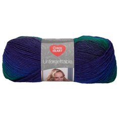 Пряжа для вязания Red Heart Unforgettable 100гр 250м (100% акрил) (03935 стрекоза (секционный)), 5 мотков