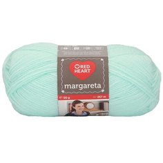 Пряжа для вязания Red Heart Margareta 50гр 257м (100% акрил) (01200 бледно-зеленый), 10 мотков