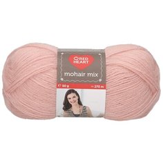 Пряжа для вязания Red Heart Mohair Mix 50гр 270м (10% мохер, 10% шерсть, 80% акрил) (01251 розовый), 10 мотков