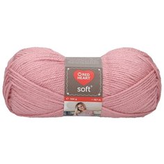 Пряжа для вязания Red Heart Soft 100гр 167м (100% акрил) (09770 роза), 10 мотков