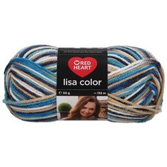 Пряжа для вязания Red Heart Lisa Color 50гр 133м (100% акрил) (02128 Панама), 10 мотков