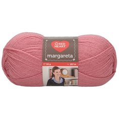 Пряжа для вязания Red Heart Margareta 50гр 257м (100% акрил) (01203 роза), 10 мотков