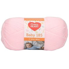 Пряжа для вязания Red Heart Baby 185 50гр 185м (100% акрил) (01033 светлая роза), 10 мотков
