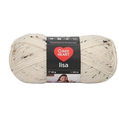 Пряжа для вязания Red Heart Lisa 50гр 133м (100% акрил) (05688 бежевый твид), 10 мотков