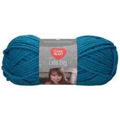 Пряжа для вязания Red Heart Lisa Big 200гр 120м (100% акрил) (00152 сапфировый синий), 5 мотков