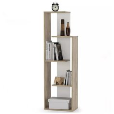 Касп Стеллаж 10.126 (Дуб серый CRAFT K 002 PW, Белый премиум) Mobi