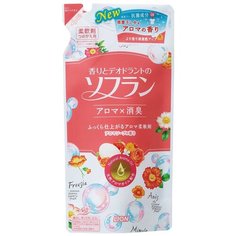 Lion Кондиционер для белья Aroma Natural с натуральным ароматом цветочного мыла, 0.48 л