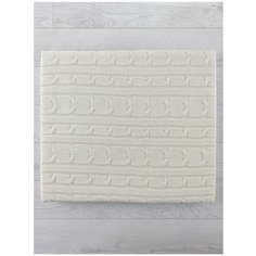 Плед детский вязаный Warm Whiff D-03П Хлопок Молочный