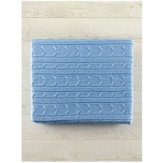 Плед детский вязаный Warm Whiff D-05 Шерсть Голубой