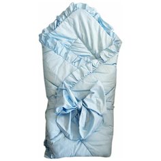 Конверт-одеяло Папитто, с завязкой (цвет: голубой)