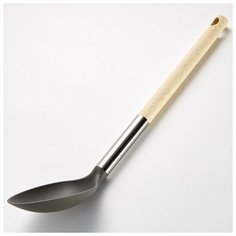 "BE-1598Y Ложка поварская ""Ecoline vanilla"" 34 см бежевый ( 72 )" Webber