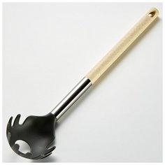 "BE-1597Y Ложка для спагетти ""Ecoline vanilla"" 32 см бежевый ( 72 )" Webber