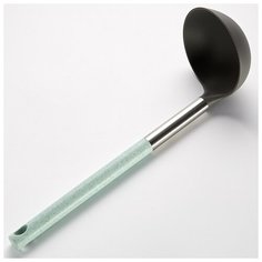 "BE-1596Y Половник ""Ecoline sky"" 30 см светло-голубой ( 72 )" Webber
