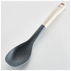 "AK-5225Y Ложка поварская ""Marble Astoria"" 32 см (96/12) бежевый" Alpenkok
