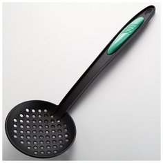 "BE-1650Y Шумовка ""Comfort mint"" 34,5см черный с мятным (36) (144)" Webber