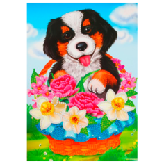 Школа талантов Картина из пайеток Собачка (2805064)