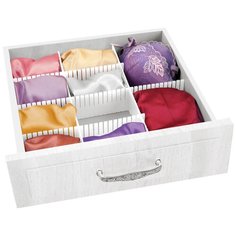 VAL ORG-3W Разделители для ящиков универсальные, набор 3 шт., 60x8 см, DRAWER ORGANIZER, белый, шт Valiant