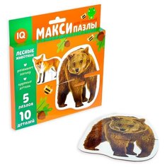 Макси пазлы "Лесные животные" реалистичные 3443428 Zabiaka