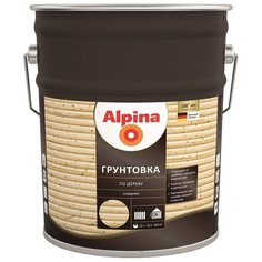 Alpina Грунтовка по дереву-лессирующий антисептик, 10л