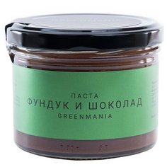 GreenMania Паста Фундук и шоколад, 200 г