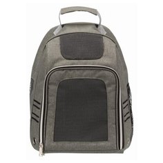 Рюкзак-переноска Trixie "Dan", 38x50x26 см, цвет: серый