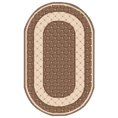 КОВЕР ЦИНОВКА "ЭКО" 0,5*0,8 М 7367/23 ОВАЛЬНЫЙ (1/10) "ЛЮБЕРЕЦКИЕ КОВРЫ"