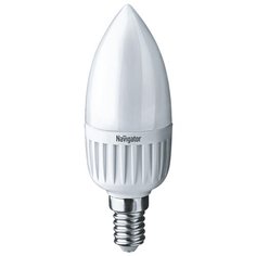 ЛАМПА СВЕТОДИОДНАЯ (LED) "ОНЛАЙТ" C37 СВЕЧА 08W 2700 К E27, МАТОВ., ТЕПЛ. СВЕТ 71 634