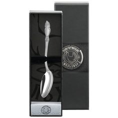 Ложка чайная посеребренная "Серебряная роза" в футляре Кольчугинский мельхиор