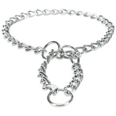 Ошейник-удавка TRIXIE 22107, 60 см серебристый