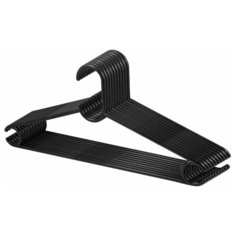 Вешалка Plast Team Jumbo 10 шт черный