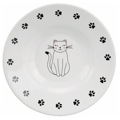 Миска TRIXIE 24651 керамическая 300 мл кремовый