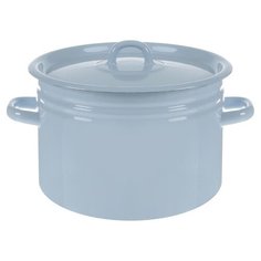 Кастрюля Эмаль 20-1620Н, 7 л, светло-голубой