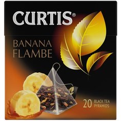 Чай черный Curtis Banana Flambe в пирамидках, 20 шт.