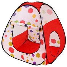 Палатка Наша игрушка 200557029, белый/красный