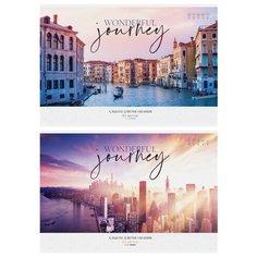 Альбом для рисования ArtSpace "Путешествия. Wonderful journey", 40 л., 5 шт./2 дизайна в упаковке