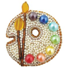 Набор для изготовления броши Палитра брошь 5,5*6см. Crystal Art