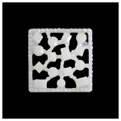 CON2519 Украшение 16*16мм (белый), 8шт АЙРИС пресс