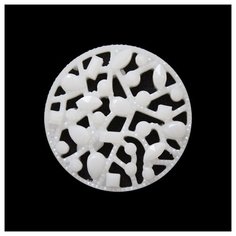 CON2521 Украшение 35мм (белый), 2шт АЙРИС пресс