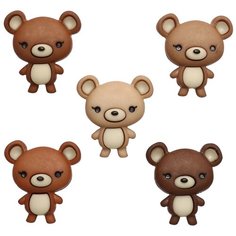 10286, Пуговицы-фигурки. Плюшевые мишки Dress It