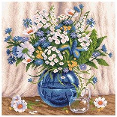 МС-006 Алмазная мозаика Полевое раздолье38*38см Brilliart М.П.Студия