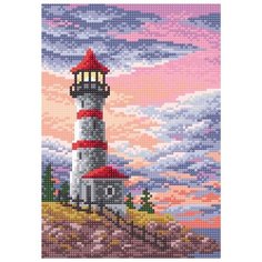 МС-021 Алмазная мозаика Маяк19*27см Brilliart М.П.Студия
