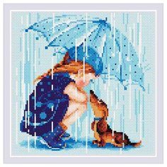 AM0023 Набор алмазной мозаики Риолис Дождик 27*27см