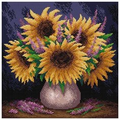 МС-014 Алмазная мозаика Подсолнечное настроение38*38см Brilliart М.П.Студия