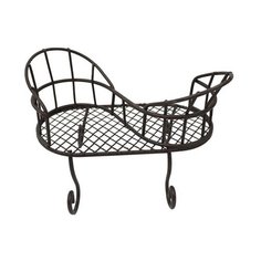 KB2291 Металлическая скамейка, корич. 11*5,5*3*7см Астра Astra & Craft