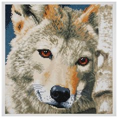 PN-0184321 Алмазная мозаика LanArte Волк 35x35см