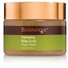 BOTANIFIQUE Скраб для тела увлажняющий с минералами Мертвого моря Ginger & Basil, Израиль, 350 мл
