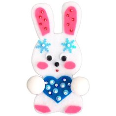 ФМ-103 Набор для творчества Созвездие Зайка беленький (магнит) 5*9,5 см