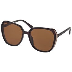 Солнцезащитные очки женские/Очки солнцезащитные женские/Солнечные очки женские/Очки солнечные женские/21kdg2080kadi5809c5vr коричневый/Vittorio Richi/Кошачий глаз/модные