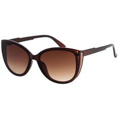 Солнцезащитные очки женские/Очки солнцезащитные женские/Солнечные очки женские/Очки солнечные женские/21kdglan905318c2vr коричневый/Vittorio Richi/Кошачий глаз/модные