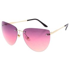 Солнцезащитные очки женские/Очки солнцезащитные женские/Солнечные очки женские/Очки солнечные женские/21kdgwei8013c7vr коричневый,розовый/Vittorio Richi/Кошачий глаз/модные